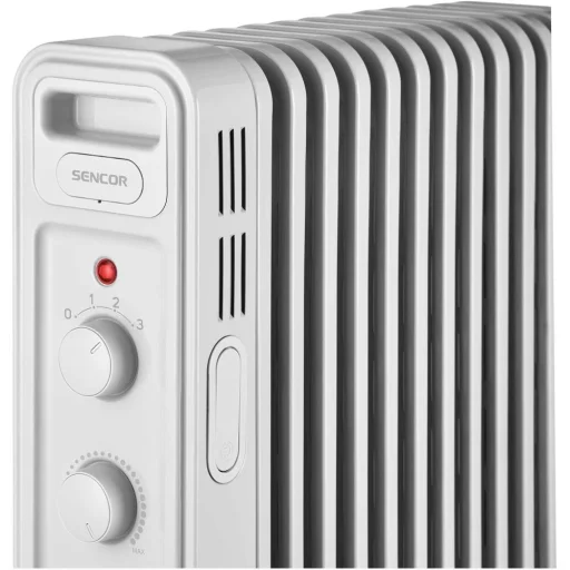 SENCOR SOH 3411WH elektromos olajradiátor, 2300 W, 11 fűtőelem, fehér - 3