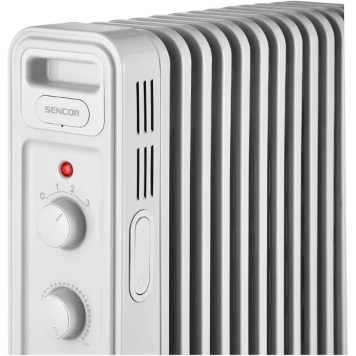 SENCOR SOH 3413WH elektromos olajradiátor 2500 W, 13 tagos, fehér - 3