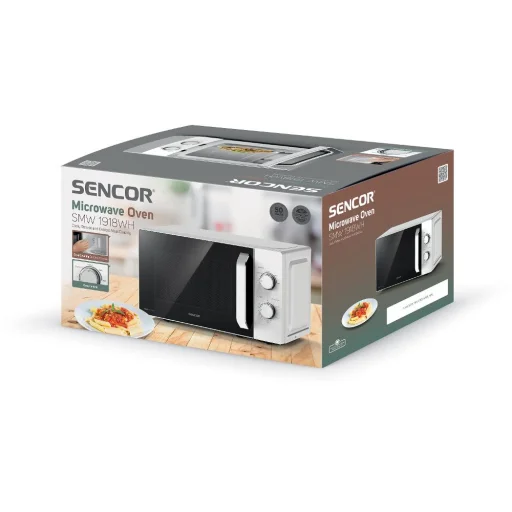 SENCOR SMW 1918WH voľne stojaca mikrovlnná rúra 20 l, 700 W, biela - 11