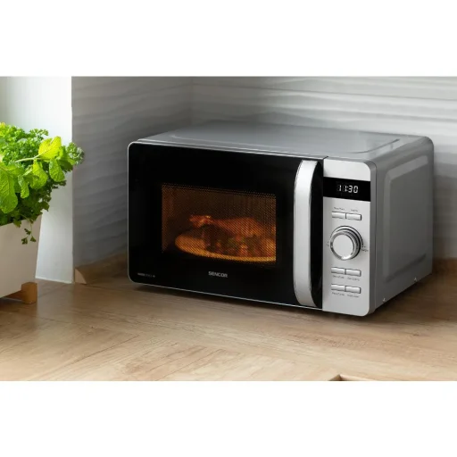 SENCOR SMW 5217SL szabadonálló mikrohullámú sütő, 17 l, 800 W, ezüst - 11