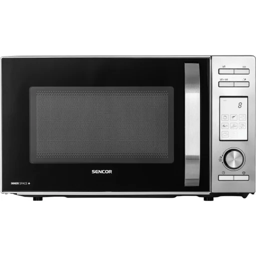 Sencor SMW 6020SS voľne stojaca mikrovlnná rúra s grilom, 20 l, 700 W, nehrdzavejúca oceľ - 1