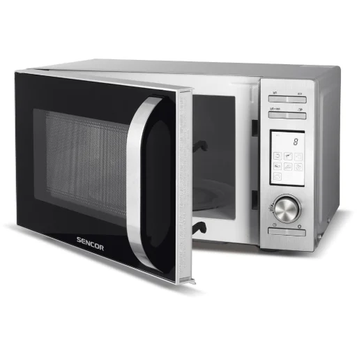 Sencor SMW 6020SS voľne stojaca mikrovlnná rúra s grilom, 20 l, 700 W, nehrdzavejúca oceľ - 2