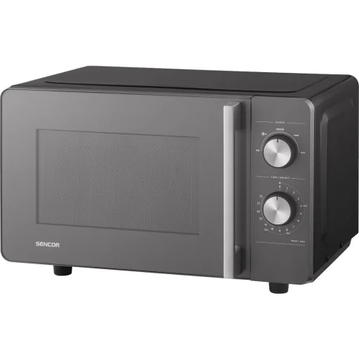 SENCOR SMW 7020BK flatbed mikrohullámú sütő, 20 l, 700 W, fekete - 1