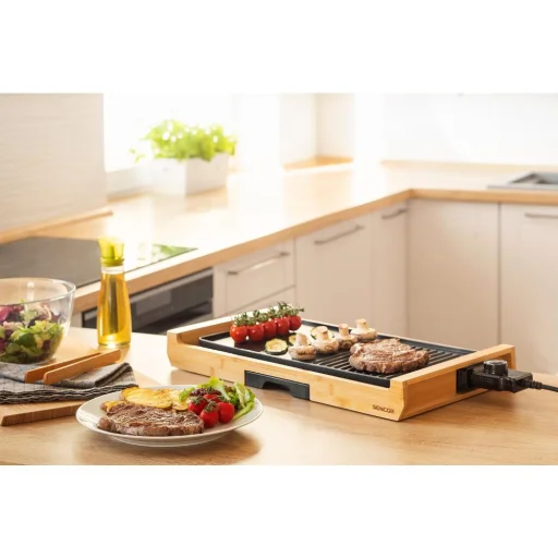 SENCOR SBG 206BK stolný elektrický gril, 1800 W, 43 × 23 cm, čierny - 9