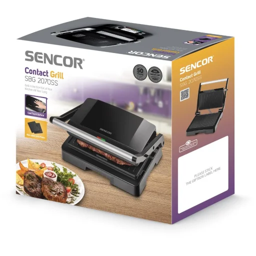 SENCOR SBG 2070SS kontaktgrill és panini sütő 1000 W - 11