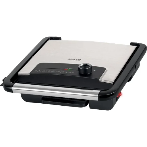 SENCOR SBG 3710SS kontakt grillsütő, 2000 W, ezüst-fekete - 1