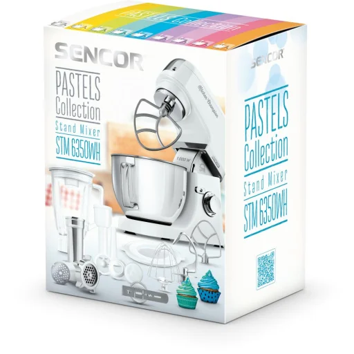 Sencor STM 6350WH konyhai robotgép 1000 W, 4,5 l, fehér - 35