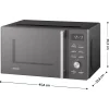 SENCOR SMW 5019BK mikrovlnná rúra, 20 l, 700 W, čierna thumbnail