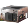 SENCOR SMW 5520BK grillfunkciós mikrohullámú sütő, 20 l, 700 W, fekete thumbnail