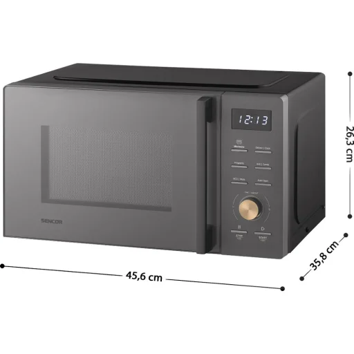 SENCOR SMW 5520BK mikrovlnná rúra s grilom, 20 l, 700 W, čierna - 3