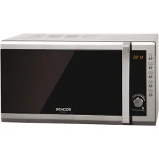SENCOR SMW 6001DS szabadonálló mikrohullámú sütő, 20 l, 700 W, rozsdamentes acél