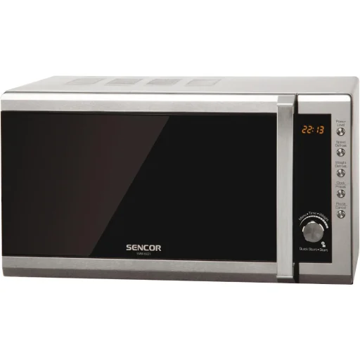 SENCOR SMW 6001DS voľne stojaca mikrovlnná rúra, 20 l, 700 W, nerez - 1