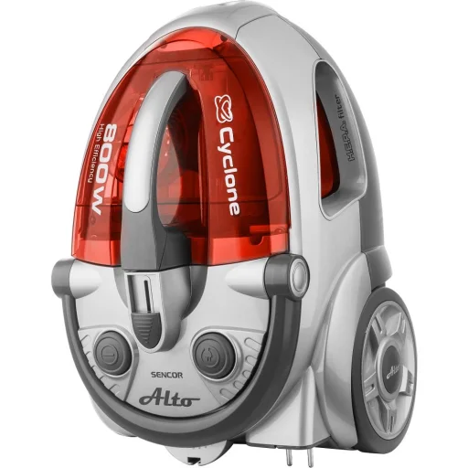 Sencor SVC 730RD-EUE2 porzsák nélküli porszívó 800 W, 1,5 l, piros - 2