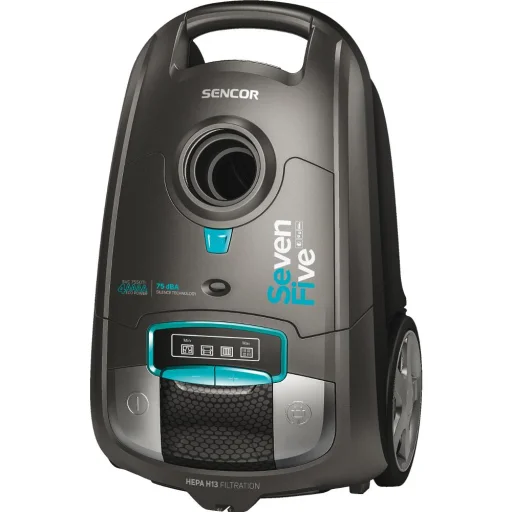 SENCOR SVC 7550TI 4AAAA porzsákos porszívó 750 W, 3,5 l, HEPA H13 szűrővel - 2