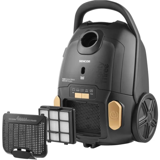 SENCOR SVC 8310BK 4AAAA EcoPower porzsákos porszívó, 800 W, fekete - 7