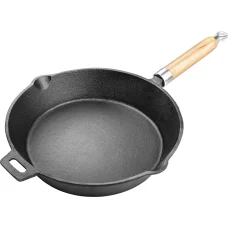 LAMART LT1070 IRON öntöttvas serpenyő 25 cm, fekete