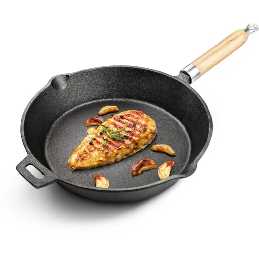 LAMART LT1070 IRON liatinová panvica 25 cm, čierna - 3