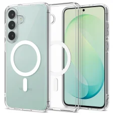 Samsung Galaxy S26 FE priehľadné/biele puzdro Spigen Ultra Hybrid Mag MagSafe