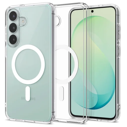 Samsung Galaxy S26 FE priehľadné/biele puzdro Spigen Ultra Hybrid Mag MagSafe - 1