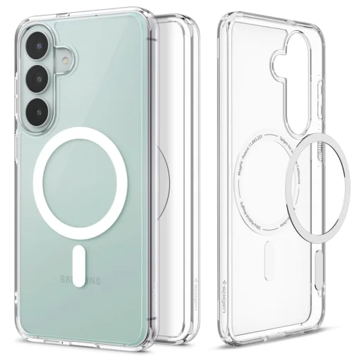 Samsung Galaxy S26 FE priehľadné/biele puzdro Spigen Ultra Hybrid Mag MagSafe - 2