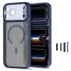 Apple iPhone 17 Pro / 18 Pro matné tmavomodré puzdro Tech-Protect MagPrime MagSafe CC thumbnail