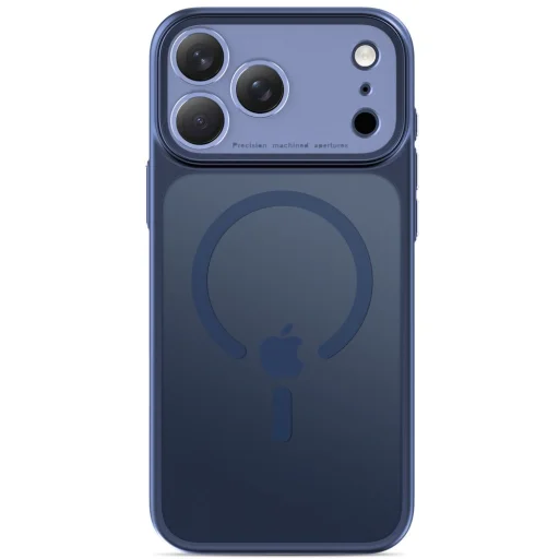 Apple iPhone 17 Pro / 18 Pro matné tmavomodré puzdro Tech-Protect MagPrime MagSafe CC - 3