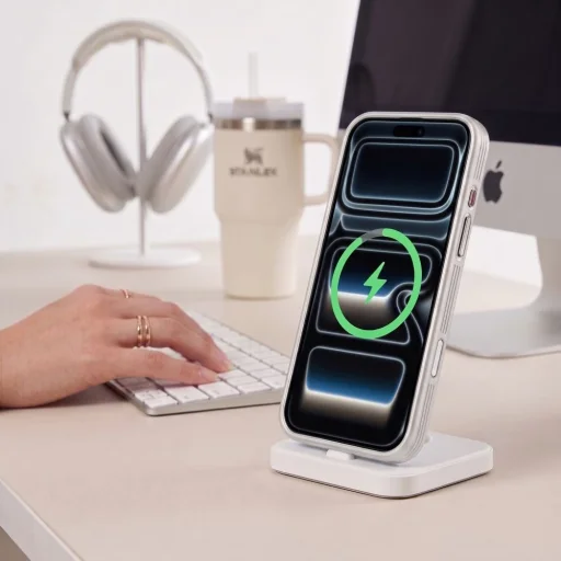 Apple iPhone 17 Pro Max / 18 Pro Max Tech-Protect MagPrime MagSafe CC puzdro, matné sivé - 6