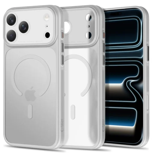 Apple iPhone 17 Pro Max / 18 Pro Max Tech-Protect MagPrime MagSafe CC puzdro, matné sivé - 1