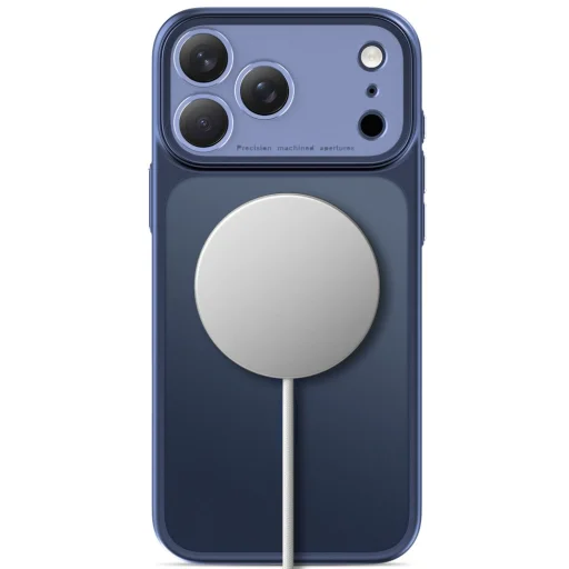 iPhone 17 Pro Max / 18 Pro Max matné tmavomodré puzdro Tech-Protect MagPrime MagSafe CC - 4