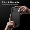 Nothing Phone (4b) čierne Techsuit Carbon silikónové puzdro thumbnail
