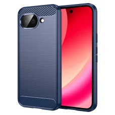 Google Pixel 10a modrý Techsuit Carbon Silicone nárazuvzdorný kryt