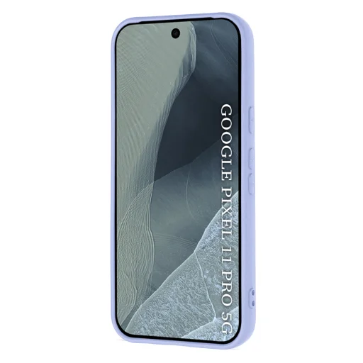 Svetlofialové silikónové puzdro Techsuit SoftFlex pre Google Pixel 11 Pro - 2