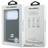 iPhone 18 Pro Max / 17 Pro Max čierny kryt Karl Lagerfeld Grained Choupette Head Metal MagSafe thumbnail