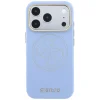  iPhone 18 Pro Max / 17 Pro Max világoskék Guess Perforated 4G MagSafe telefontok arany logóval thumbnail