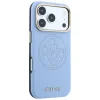  iPhone 18 Pro Max / 17 Pro Max világoskék Guess Perforated 4G MagSafe telefontok arany logóval thumbnail
