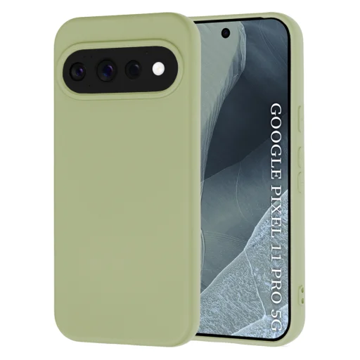Google Pixel 11 Pro matcha zelené Techsuit SoftFlex silikónové puzdro - 1
