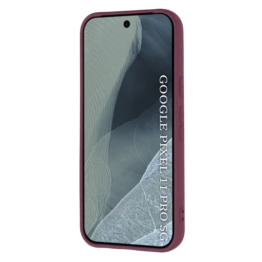 Silikónové puzdro Techsuit SoftFlex pre Google Pixel 11 Pro, slivkovo červené - 2