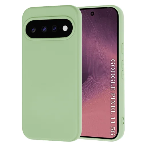 Silikónový kryt Techsuit SoftFlex pre Google Pixel 11, mätovozelený - 1