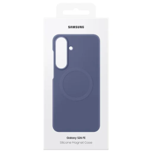 Samsung Galaxy S26 FE modro-fialové silikónové magnetické puzdro MagSafe - 7