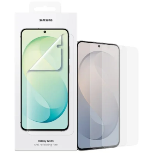 Samsung Galaxy S26 FE priehľadná antireflexná ochranná fólia na displej - 1