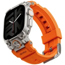 Apple Watch Ultra 49mm oranžový silikónový remienok Skinarma Talon