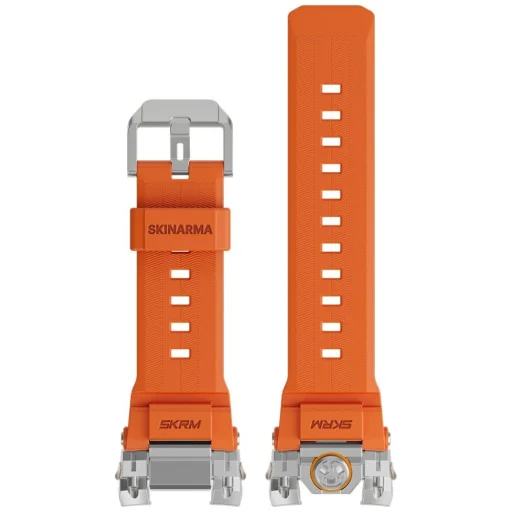Apple Watch Ultra 49mm oranžový silikónový remienok Skinarma Talon - 3