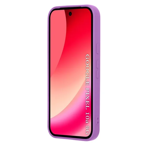 Google Pixel 10a fialové silikónové puzdro Techsuit SoftFlex - 2