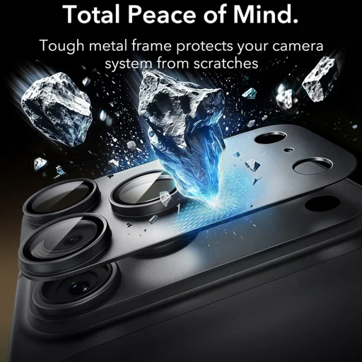 Apple iPhone 18 Pro Max fialové ESR Armorite Pro ochranné sklo na kameru - 5