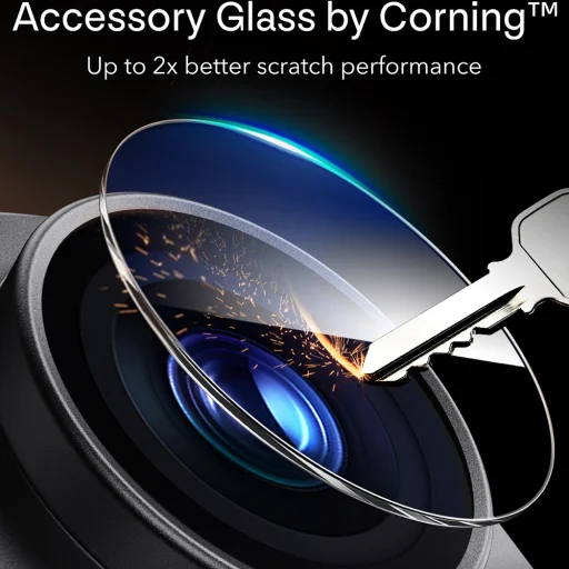 Apple iPhone 18 Pro Max fialové ESR Armorite Pro ochranné sklo na kameru - 7