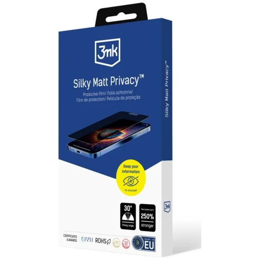3MK Silky Matt Privacy privátna ochranná fólia pre Apple iPhone 18 Pro Max - 4