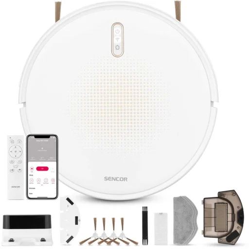 Robotický vysávač SENCOR SRV 4150WH s funkciou mopovania, biely - 1