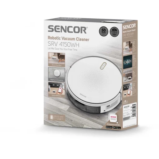 Robotický vysávač SENCOR SRV 4150WH s funkciou mopovania, biely - 15