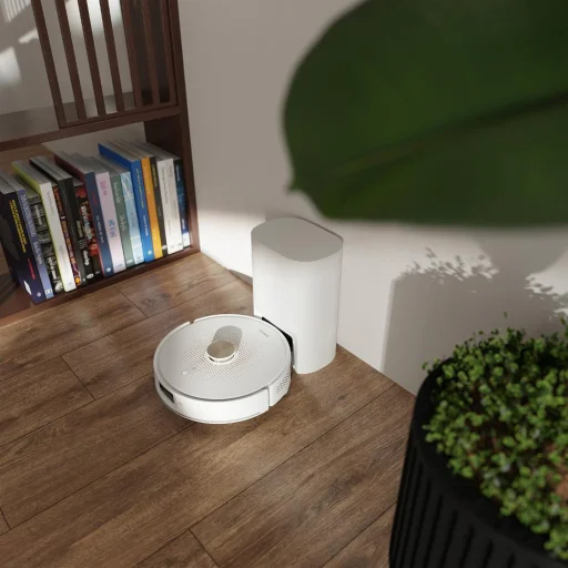 Robotický vysávač Sencor SRV 9485WH s automatickou stanicou na vyprázdňovanie prachu a funkciou mopovania - 11