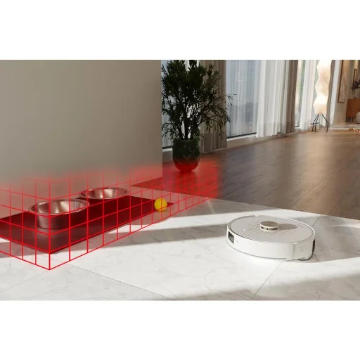 Robotický vysávač Sencor SRV 9485WH s automatickou stanicou na vyprázdňovanie prachu a funkciou mopovania - 23